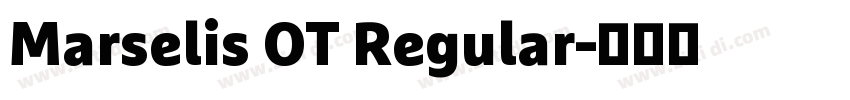 Marselis OT Regular字体转换